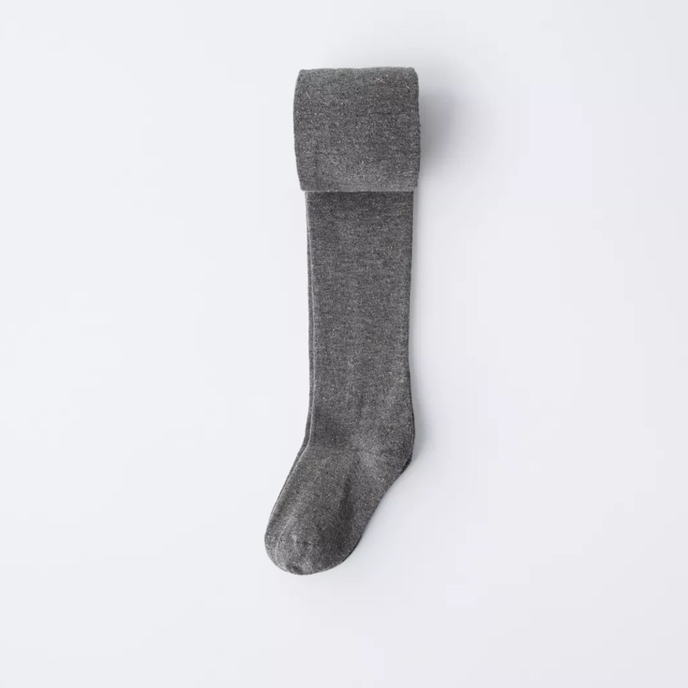 Zara kids, Gray, Sparkly tights, 8-10 years